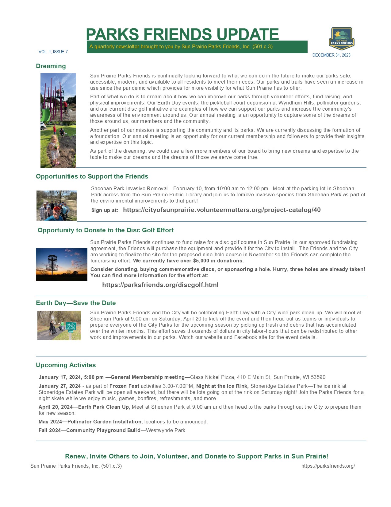 Year End Newsletter Pg 2